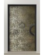 PIVOT M28 - aluminium pivot door with brass texture of milled metal