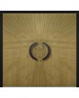LIM M8 double - double aluminum front door with gold texture of milled metal