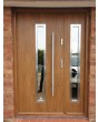 winchester metal house front door with side panel