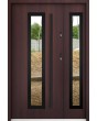 Sta Hevelius Duo Noir - glass entry doors residential with side panel