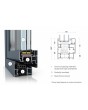 AL86-S2 -  turn open aluminium window (inside opening)