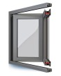 4 panels Aluminium Bifold Doors