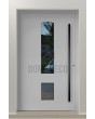 LIM Mors - exclusive modern aluminium door with unique design