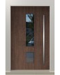 LIM Mors - exclusive modern aluminium door with unique design