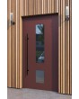 LIM Mors - exclusive modern aluminium door with unique design