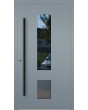 LIM Mors - exclusive modern aluminium door with unique design