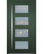 LIM C2 - aluminium entry hinged door with four glass