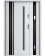 Sta Almeida Trois Duo Noir - security front door with side panel