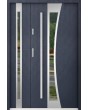 Sta Gemini Duo - stylish steel external door with side panel