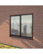 AL86-D1 - Double aluminium window - tilt and turn / fixed