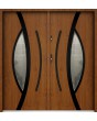 Sta Pegasus Double Noir - high-quality exterior steel double door with black frame arround glass