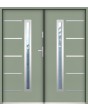 Sta Picard Double - stainless steel exterior double front door