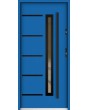 Sta Picard noir - security external single door with black frame arround glass