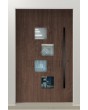 LIM 14E - modern aluminium door with four square windows