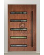 PIVOT 39 - aluminium prehung aluminium pivot door