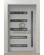 PIVOT 39 - aluminium prehung aluminium pivot door