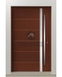 PIVOT 41 - aluminium pivot door with strip