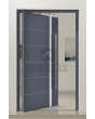 PIVOT 41 - aluminium pivot door with strip