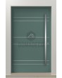 LIM AD18 - aluminium entrance door with horizontal stripes