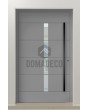 LIM AP16 - high performance modern aluminum entry door with glass