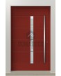 LIM AP16 - high performance modern aluminum entry door with glass
