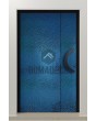 LIM B3 - aluminum hinged door covered with blue stainless steel sheet