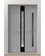 PIVOT C1 - modern aluminium pivot door for home