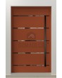 PIVOT C7 - Modern Pivot Entry Door with horizontal glass