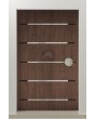 PIVOT C7 - Modern Pivot Entry Door with horizontal glass