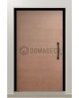 PIVOT Copper - aluminium pivot door with a copper coating