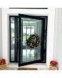 Aluminium glass pivot front door
