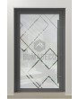 LIM Glass S - frosted main door with transparent motif