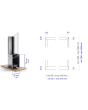 N1 - interior single pivot door 