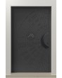 PIVOT V64 - aluminium pivot entry door with milled pattern