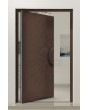 PIVOT V64 - aluminium pivot entry door with milled pattern