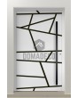 PIVOT W360 - modern aluminium pivot door with stripes