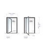 PIVOT SG2 - Custom Stained Glass external aluminium pivot door