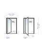 PIVOT WOODLINE 5 - pivot door covered Barrique Oak High Pressure Laminate wood imitation