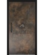 LIM Bruno  - aluminium front door covered with rust sintered quartz