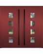 LIM Quatro double - Aluminium Double Entrance Door with four glass