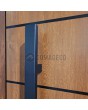 LIM AP18A double - aluminium double hinged front door