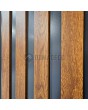 PIVOT RAIL3 - aluminium pivot door with vertical slats made of aluminium profiles