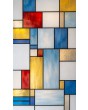 LIM SG1 - Stained Glass external aluminium door