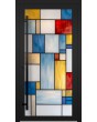 LIM SG1 - Stained Glass external aluminium door