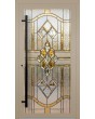 LIM SG4 - Stained Glass external aluminium hinged door