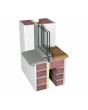 S68-T1 -  triple casement and fixed window