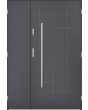 Sta Stark Uno - exterior front entry door with side panel