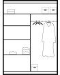 Derby 160 - White mirrored wardrobe closet 