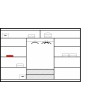 Aloa 250 - black and white storage armoire