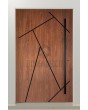 PIVOT V37 - stylish aluminium pivot front door with stripes